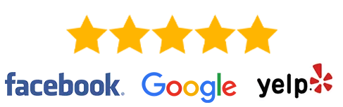 Reviewed on Google, Facebook, Yelp